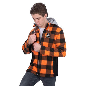 Men's Pinewood Sport Jacket-Orange/Black/Grey