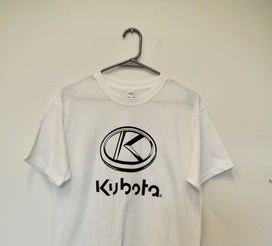 White Kubota S/S T-shirt