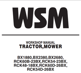 BX2680 Service Manual